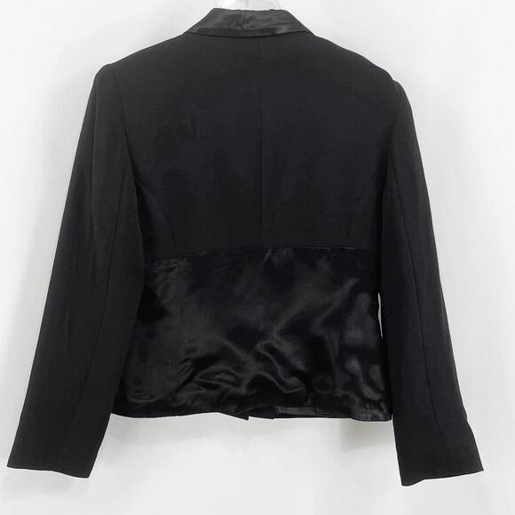 Vintage 1990s Black Blazer Suit Jacket - Picture 4 of 8